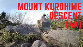 Mount Kurohime Descent Part 3 of 3 (4K) [40:34]