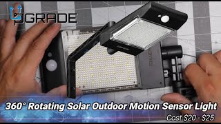 360° Rotating Solar Outdoor Motion Sensor Light