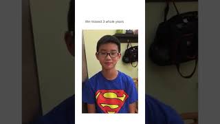 Kid hits puberty