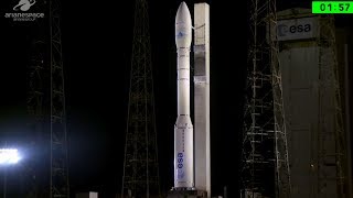 Full Arianespace Vega VV11 Mohammed VI-A MN35-13 Satellite Launch Coverage