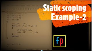 Static scoping Example -2
