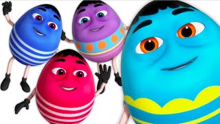 Ten Little Humpties | 3D Rhymes | Humpty Dumpty Song | Nursery Rhymes And Kids Songs