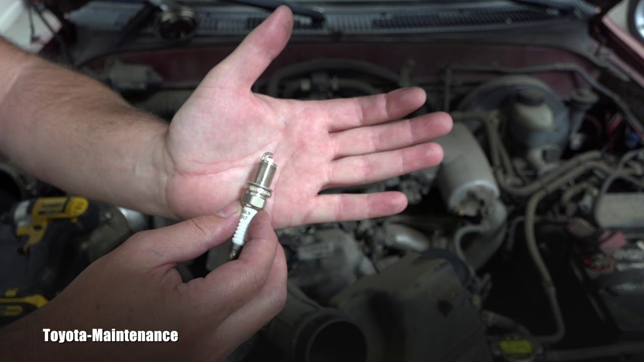 How To Replace Spark Plugs Tacoma 4 Cylinder Engine - YouTube