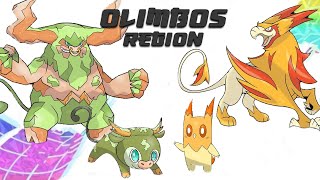 Complete Pokedex - Olimbos Fakemon Region (Gen 9 Future Pokemon Evolutions)