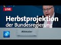 Bundeswirtschaftsminister Altmaier (CDU) zur Herbstprojektion der Bundesregierung