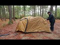 hot tent camping in firehiking build 1 2 person fireden hot tent