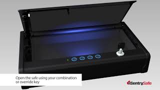 SentrySafe Pistol Safes - Change Interior Light Settings
