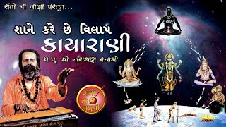 પૂ. નારાયણ સ્વામી || શાને કરે છે વિલાપ કાયારાણી || Sane Kare Che Vilap Kayarani Narayan swami