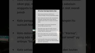 Di umur berapa kamu tahu kalo