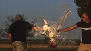 Slow Motion Milk Jousting 4000 fps