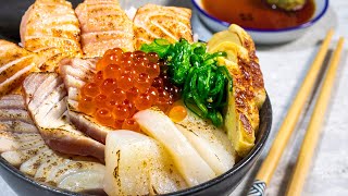 Aburi Chirashi Don Recipe