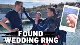 Found Wedding Ring Scuba Diving in Lake (Check out owners reaction)