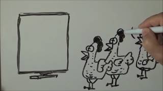 Funny Drawing Surprise - The Cooking Show - Drawing Cartoon