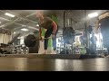 rhomboid destruction 100kg pendlay row