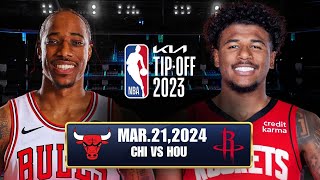 Chicago Bulls Vs Houston Rockets Live Play-By-Play/Breakdown |#Rockets #Bulls