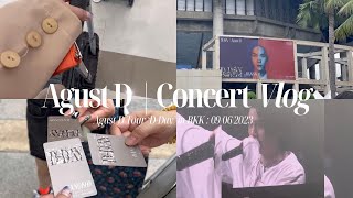 Vlog 06 ไปดูคอนเสิร์ต Agust D , ไปคอนคนเดียวครั้งแรก 🎤🩶