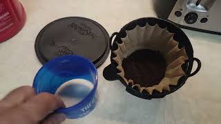 Coffee Making Tip How to keep coffee filters from collapsing!