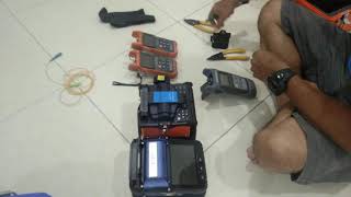 cleaning time, splicing machine, power meter,  cleaver,  stripper, visual fault locator or laser