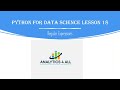 Python for Data Science Lesson 18: Regular Expressions