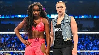Ronda Rousey helps Naomi even the odds with Charlotte Flair & Sonya Deville on SmackDown