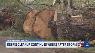 NDOT: Debris cleanup continues weeks after ice storm