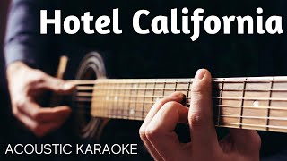 Hotel California * Eagles * Acoustic Guitar Karaoke