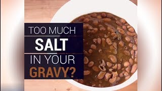 Tips To Remove Excess Salt in Curries | Salt Hack