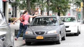 Chalk car draws on creativity in NYC