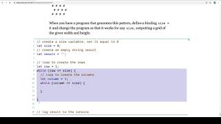 Eloquent JavaScript Read-Along - Program Structure - Exercises - Chessboard