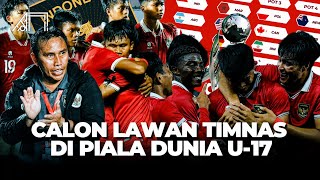 Dipastikan di Grup Neraka dengan Grup Unggulan Juara! Calon lawan Indonesia di Piala Dunia U17