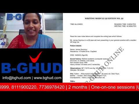 B-GHUD OET WRITING LIVE #5 -Sample Letter Explanation - YouTube