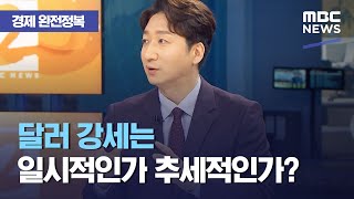 [경제 완전정복] 달러 강세는 일시적인가 추세적인가?...향후 주목할 부분은? (2021.03.09/뉴스외전/MBC)