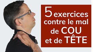 5 exercices contre le mal de cou et de tête