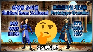 웅장하게 성장한 완성형 게닛코 슈리셀 VS 프로토타입 게닛코 간단히 보기│finished form Schlussel VS Prototype Goeniko