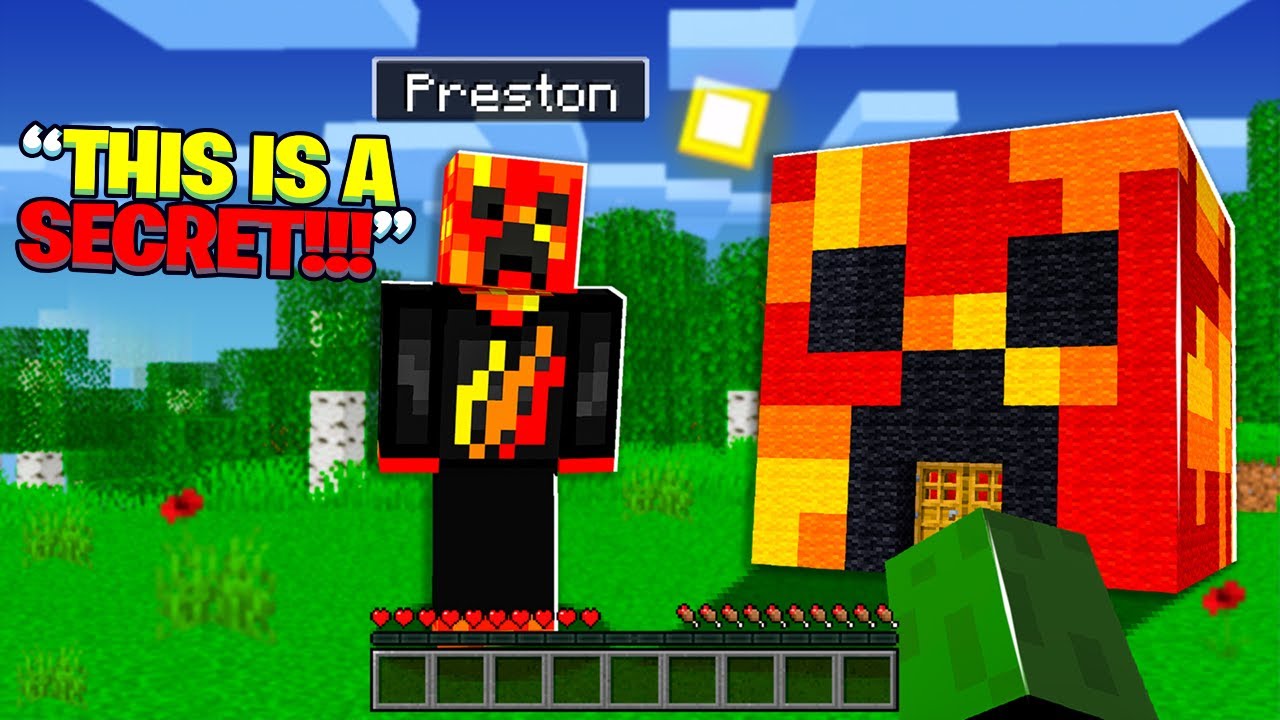 I FOUND PRESTONPLAYZ SECRET MINECRAFT WORLD! - YouTube