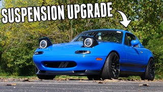 Turbo Miata Gets MAJOR SUSPENSION UPGRADE! - AWR Sway Bar Kit