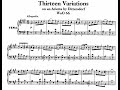 Ludwig van Beethoven - 13 Variations on 'Es war einmal ein alter Mann', WoO 66