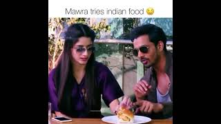 Mawra Hocane Tried Indian Food| Mawra in India..