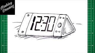 How to Draw a Digital Clock