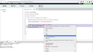 Using Codiva.io To Write Java Programs - Unit Converter Program