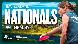 2025 New Zealand Nationals |  FPO | Final RD B9 | Korver, Hansen, Donnecke, Weatherman