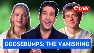 David Schwimmer mutes scary movies | Goosebumps: The Vanishing