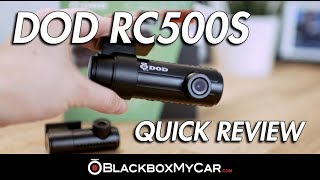 DOD RC500S Quick Review - BlackboxMyCar