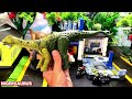 big tyrannosaurus rex hunt pyroraptor mattel dinosaur collection neovenator parasaurolophus...