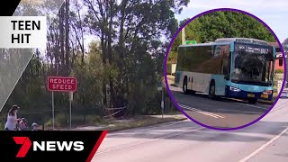 Teen critical after being hit by truck in Appin, NSW | 7 News Australia
