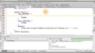 Coding the Content Provider: Inserting - Developing Android Apps