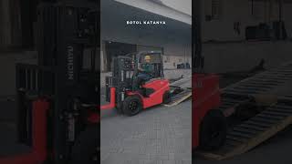 Alhamdulillah kedatangan unit baru forklift Nichiyu #tetapsemangat