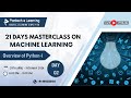 Day 02 - Overview of Python-1 | Machine learning using Python | Pantechelearning