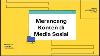 Merancang Konten di Media Sosial