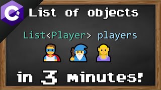 C# List of objects 🦸♂️